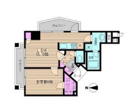 ランドコム恵比寿代官山 4階 間取り図