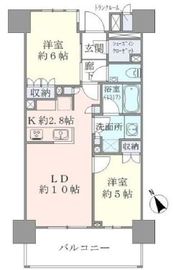 ブリリア大井町ザレジデンス 5階 間取り図