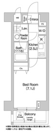 コンフォリア豊洲 712 間取り図
