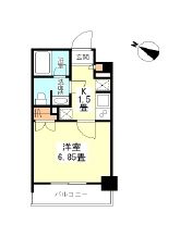 コスモリード目黒学芸大学イースト 311 間取り図