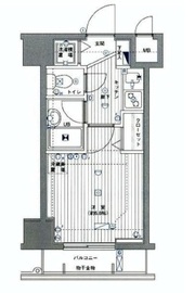 グランド・ガーラ麻布十番 6階 間取り図