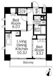 ルジェンテ・バリュ上野 1102 間取り図