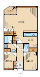 ディオレ西新宿 10階 間取り図
