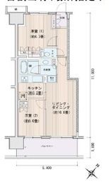 エスティメゾン豊洲レジデンス C508 間取り図