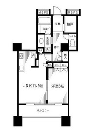 東京レジデンス千代田九段下 304 間取り図