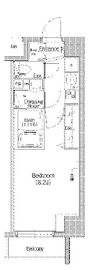 ウィルテラス深川住吉 801 間取り図