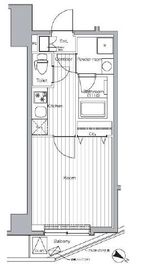 プレミアムキューブ都立大学#mo 505 間取り図