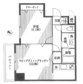 ヴェルト日本橋シティ 14階 間取り図