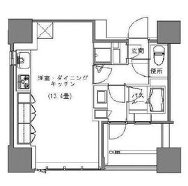 シティタワー池袋ウエストゲート 3階 間取り図