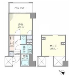 八ツ山三和ハウス 306 間取り図