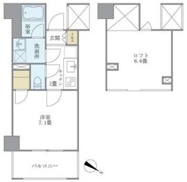 八ツ山三和ハウス 504 間取り図