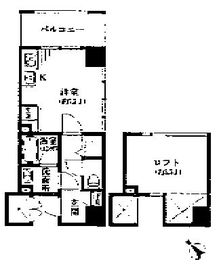 八ツ山三和ハウス 307 間取り図