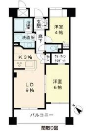 エーデルブルク 202 間取り図