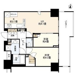 ブランズ代々木 3階 間取り図