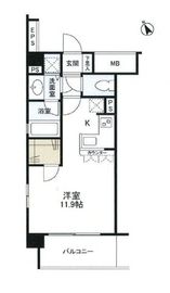 プリヴェール南青山 2階 間取り図