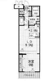 BLESS北新宿 2080 間取り図