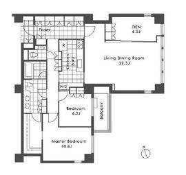 グランドヒルズ一番町 7階 間取り図