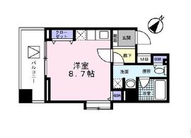 メルヴェーユ日本橋浜町 502 間取り図