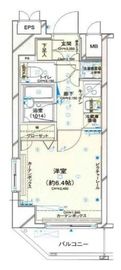 コンシェリア門前仲町 8階 間取り図