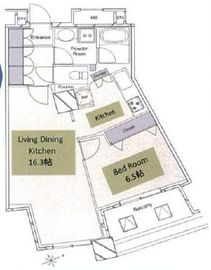 ベラカーサ南池袋 1403 間取り図