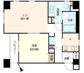 ラヴォーグ南青山 4階 間取り図