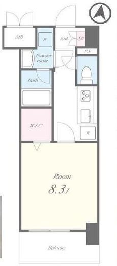 グラシーナ文京 603 間取り図