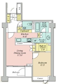 麻布台パークハウス 3階 間取り図