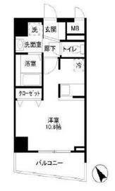 サンタグリュス武蔵小山 802 間取り図