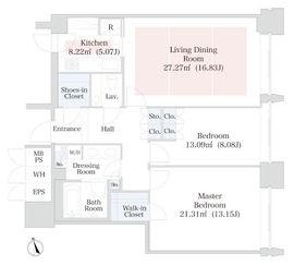 ラ・トゥール半蔵門 1405 間取り図