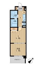 コンフォリア大森鹿島 106 間取り図