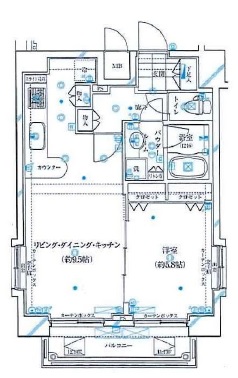 ガリシア浜松町 12階 間取り図