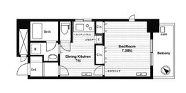 コンフォート麻布 7階 間取り図