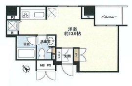 パークハウス渋谷山手 4階 間取り図