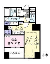 パークハウス市谷柳町 11階 間取り図