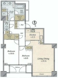 麻布台パークハウス 7階 間取り図