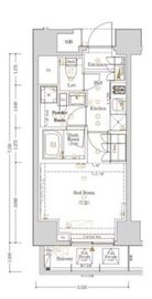 ログ新川 4階 間取り図