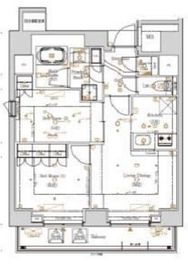 ログ新川 1102 間取り図