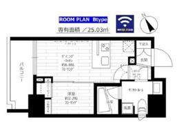 ステージファースト蔵前2アジールコート 4階 間取り図