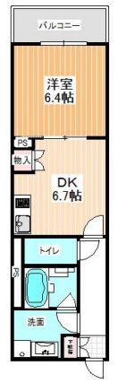 ステーションツインタワーズ糀谷フロントウエスト 5階 間取り図