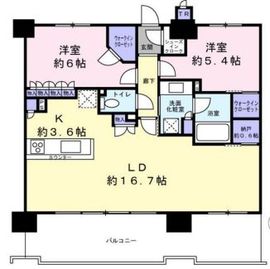 ドレッセ西馬込 7階 間取り図