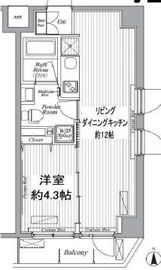 デ・ソーレ東池袋 204 間取り図