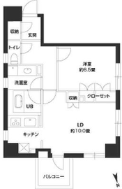 パークキューブ銀座イースト 901 間取り図