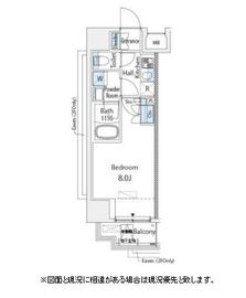 ブランノワール門前仲町 201 間取り図