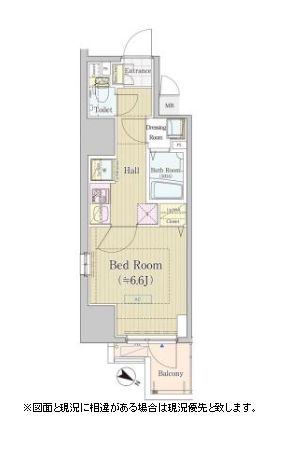 ラヴィラント御茶ノ水 203 間取り図