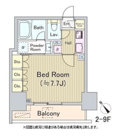 オリゼー茅場町 201 間取り図