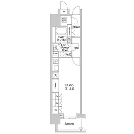 コンフォリア北参道 1003 間取り図