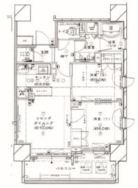 グランスイート南麻布 12階 間取り図