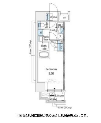 ブランノワール門前仲町 501 間取り図