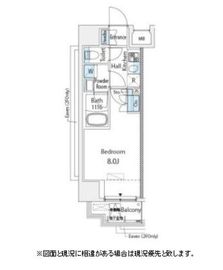 ブランノワール門前仲町 1001 間取り図