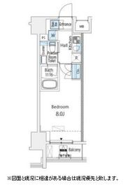 ブランノワール門前仲町 203 間取り図